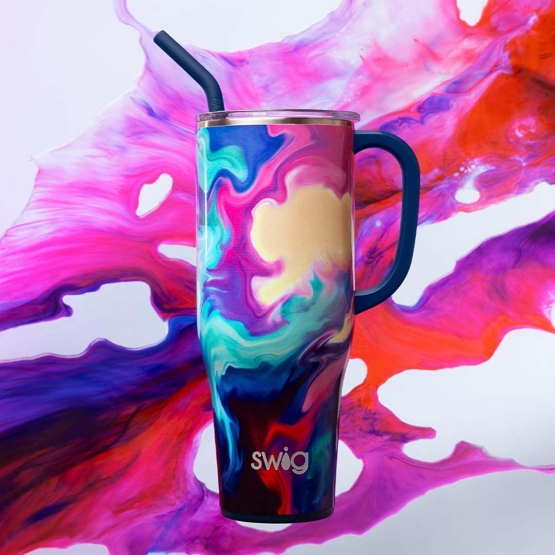 Colorful Swig Life Mega Mug with Handle