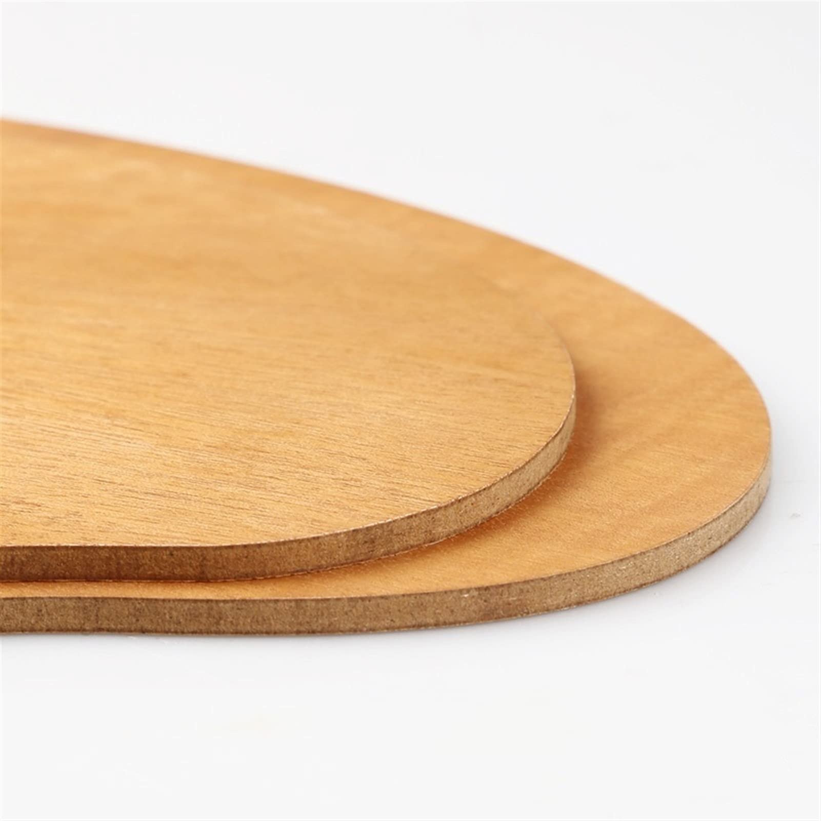 Palette En Bois Ovale Avec Trou Pour Pouce – Lot De 6 – Idéale Pour Aquarelle, Huile Et Gouache