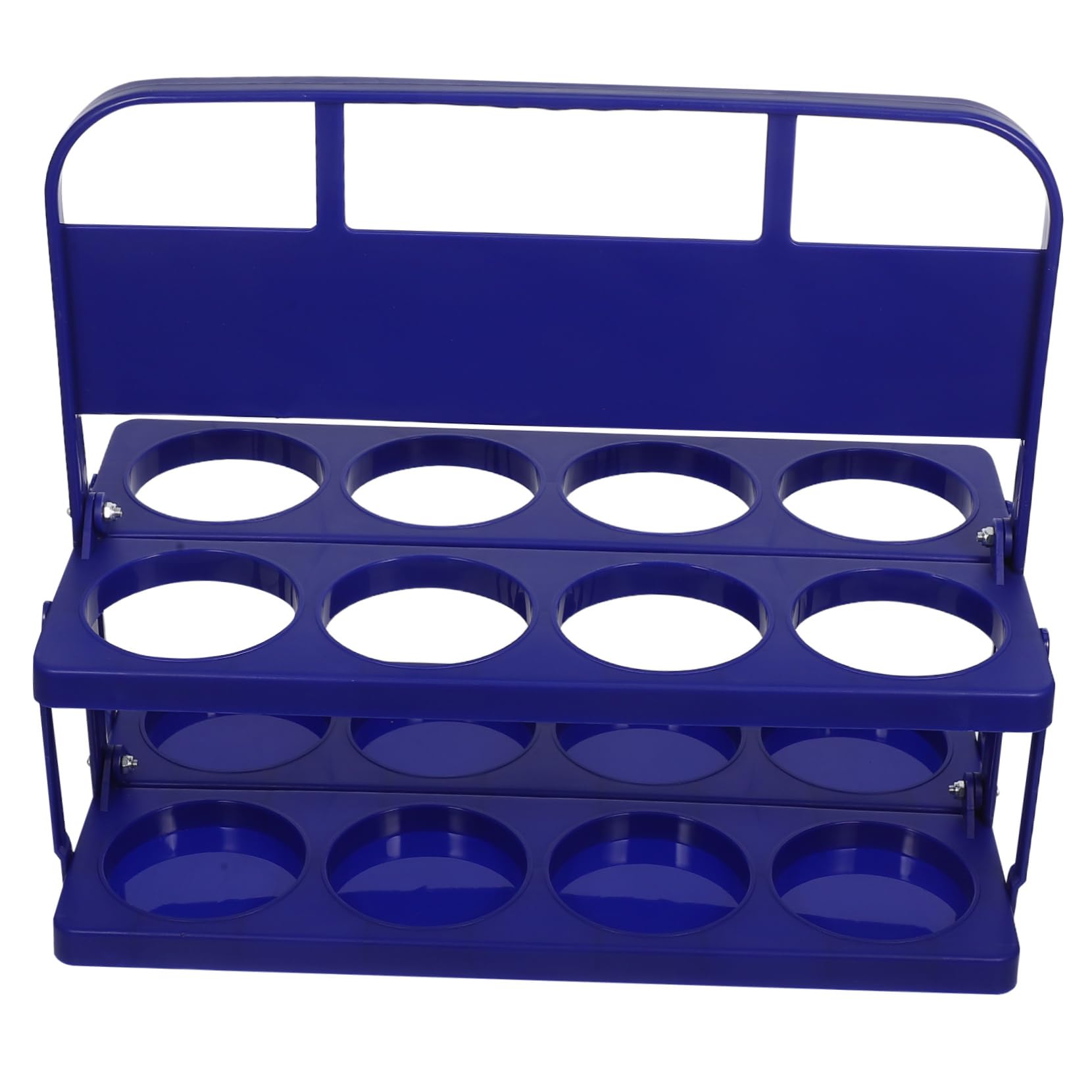 Portabevande Pieghevole in Plastica Organizer Per Bottiglie o Tazze Con Maniglia Ergonomica Adatto Per Ristoranti Bar e Attività All Aperto