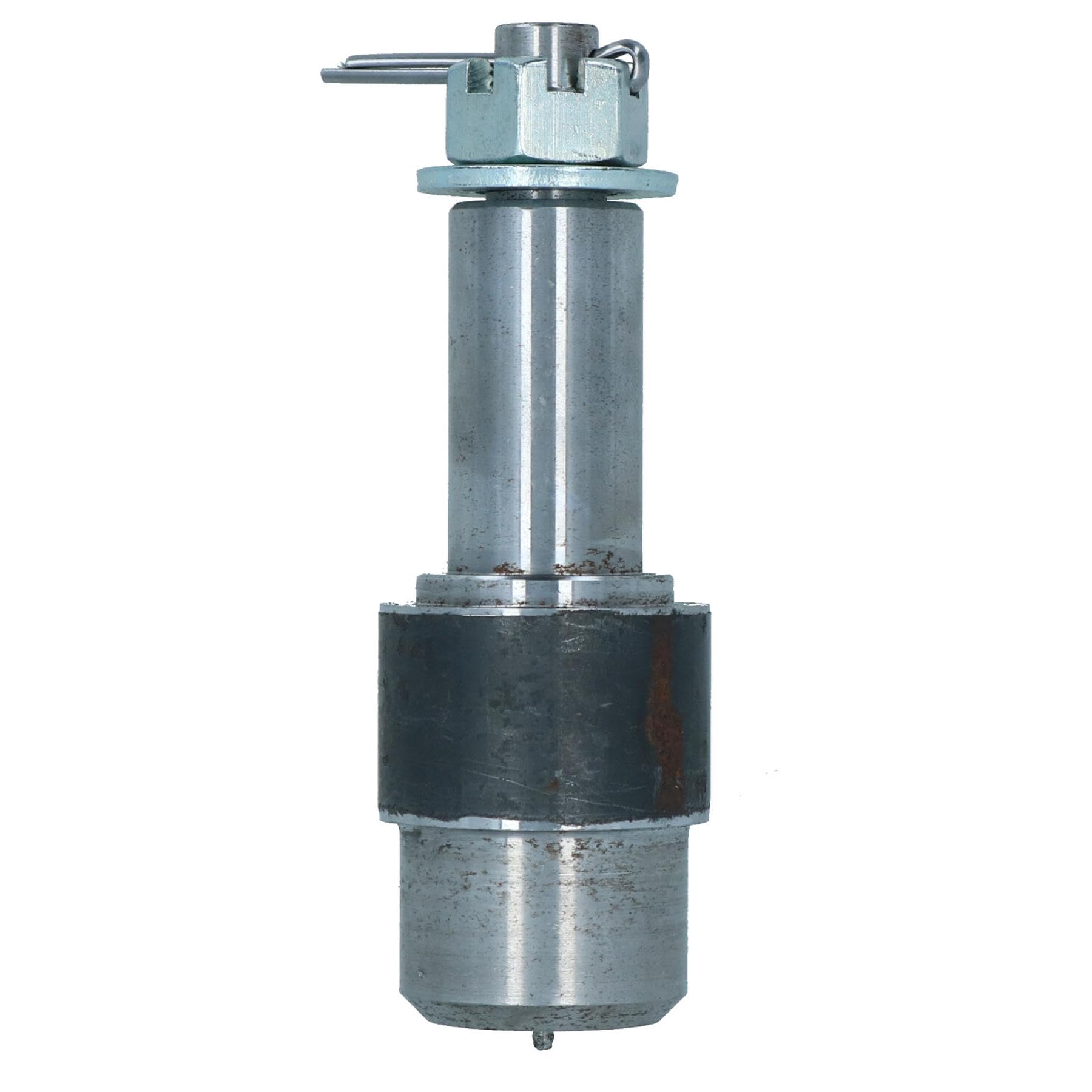 AB Tools Piasty kół do wózka z przyczepą PCD 10.2 cm + łożyska ze spoiną na osi końcowej, 1 szt