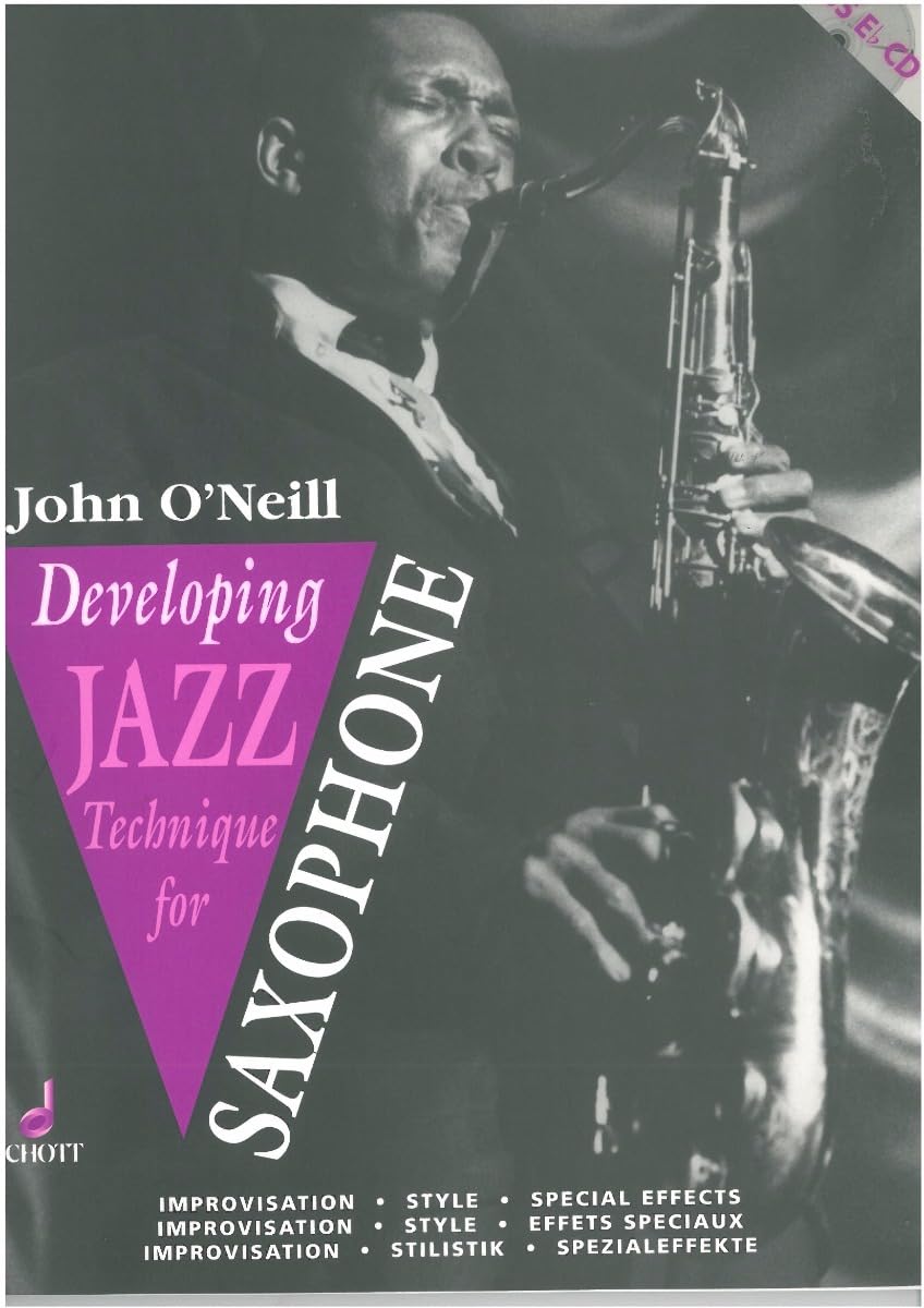 Developing Jazz Technique for Sax Alto + CD