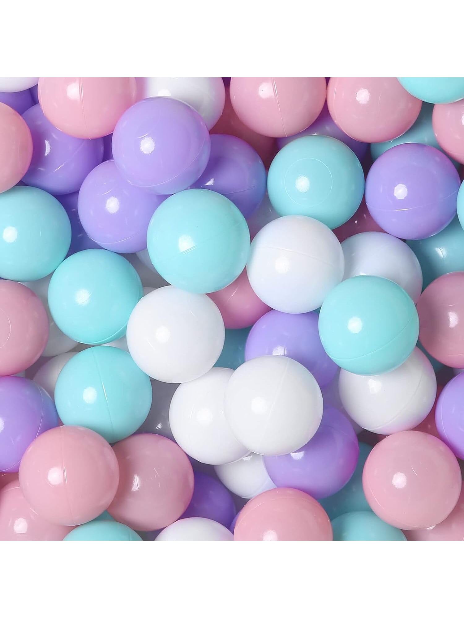 Genérico Bolas Piscina Infantil, Bolas Bebe, Bolas Parque Infantil, Pelotas para Niños 5,5 centímetros, 50 Unidades, Multicolor (50, Multicolor Pastel 2)