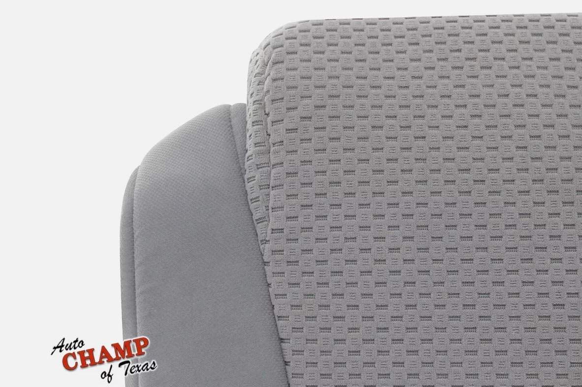 Compatible with 2008-2011 Toyota Tundra - Driver Side Bottom Cloth Seat Cover, Graphite Gray