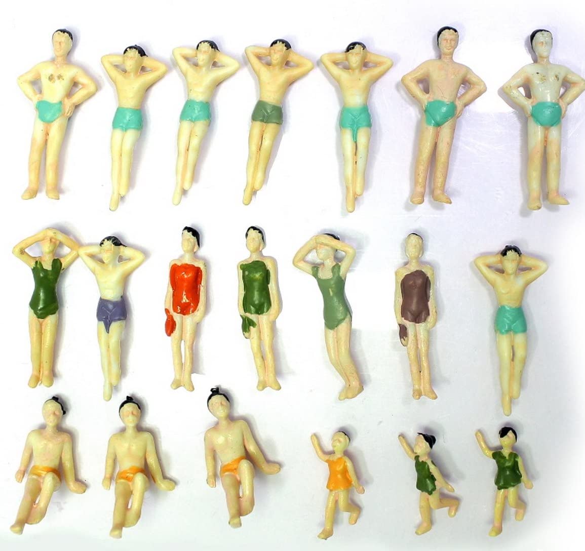 EKTA STATIONERY ? Miniature Human Figure Model Tiny Figurines for Architectural Miniature, Home Decoration & Model Making (Swimming Costume 20 pcs [1x4x0.3 cm]) 1:50 (B09XN5R72D) Amazon Price History, Amazon Price Tracker