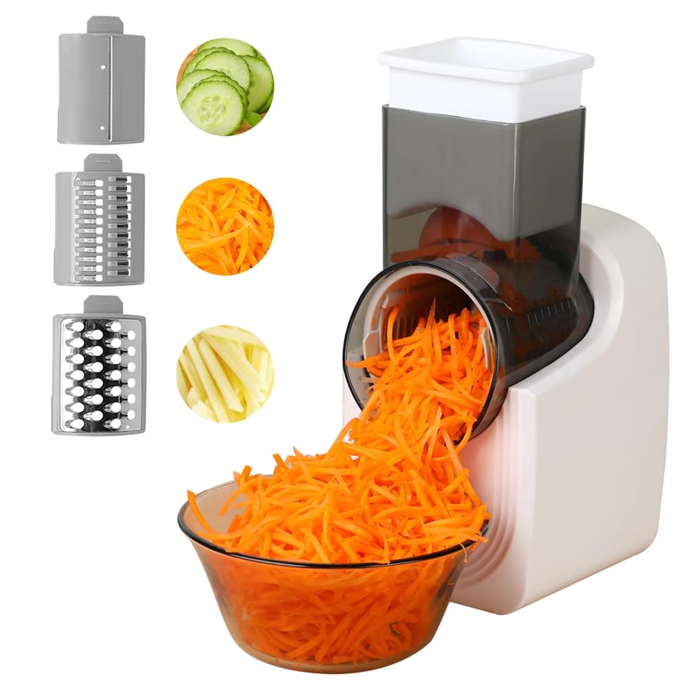 CTRLZS Electric Vegetable Grater Multifunctional Electric Slicer Salad Maker for Kitchen Use
