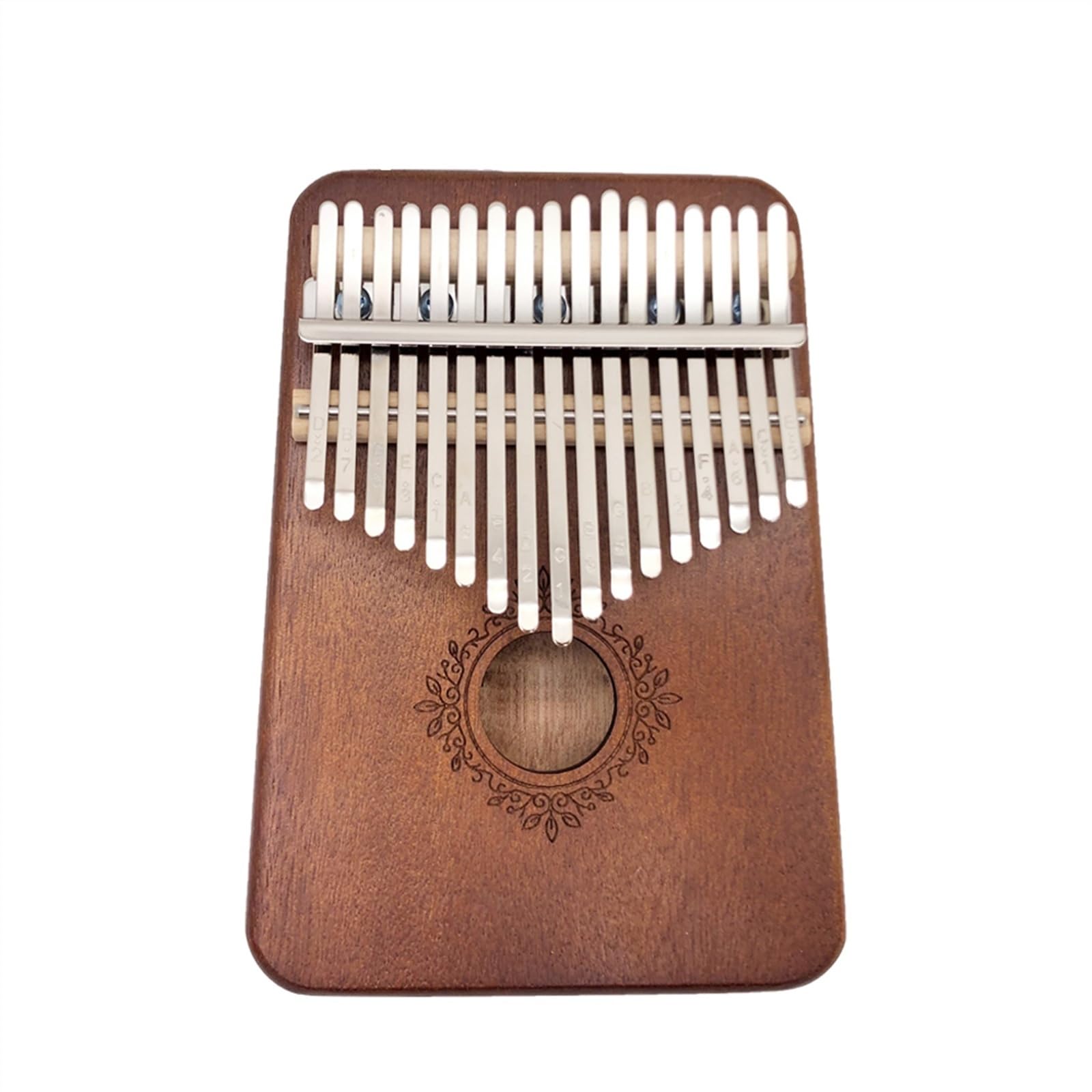 17 Teclas Kalimba Pulgar Piano Madera Maciza Caoba Kalimba Kits Con Martillo Bolsa De Tela Paño De Limpieza Kalimba Piano de Pulgar (Color : 02)
