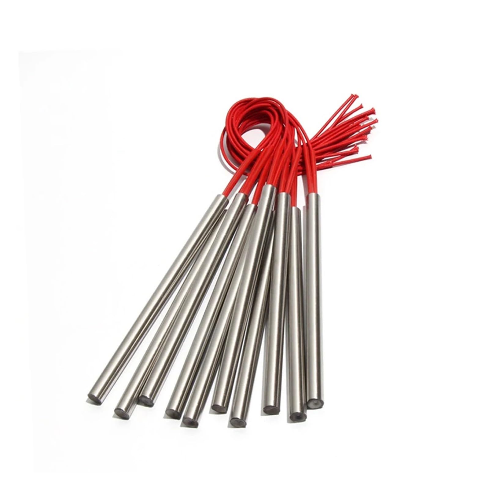 Elemento riscaldante a cartuccia, 5 pezzi, 25 mm, 225 ~ 255 mm, cartuccia elettrica 201, acciaio inox, 110 V/220 V/380 V, 1400 W/1500 W, 1600 W (110 V, 1500 W, 25 x 240 mm (DxL)