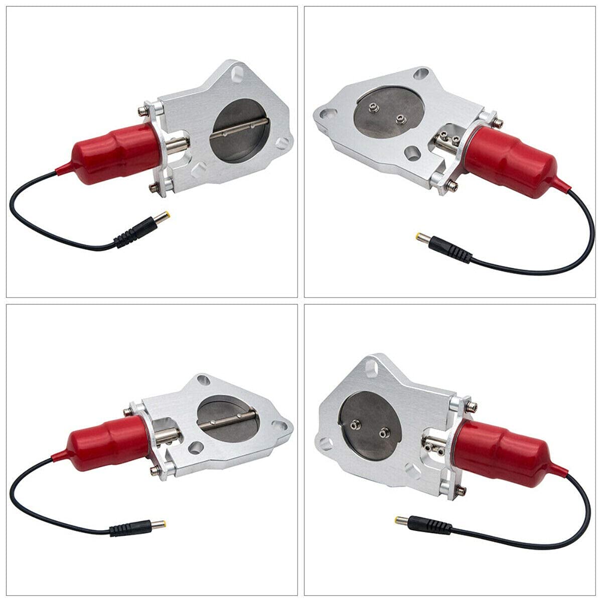 Découpe d'échappement électrique, Moteur de soupape E-CUT Out de découpe de tuyau de descente d'échappement électrique en acier inoxydable 2.25pouces （57mm）