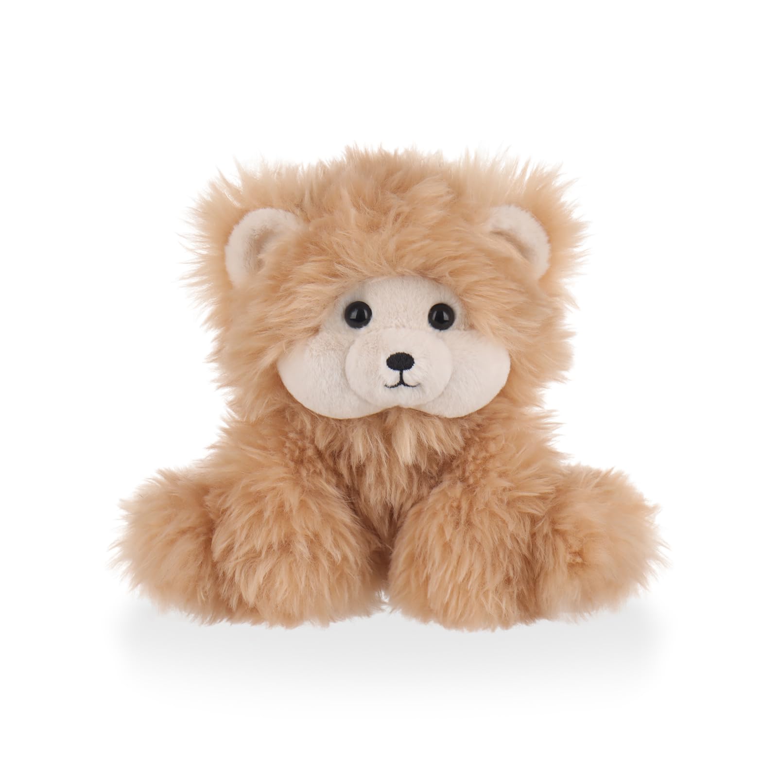 Apricot Lamb Sunshine Bear Andy Plushies Stuffed Animals for Kids, Soft Cute Plush Toys for Baby Girl and Boy, Fluffy Brown 8 Inches