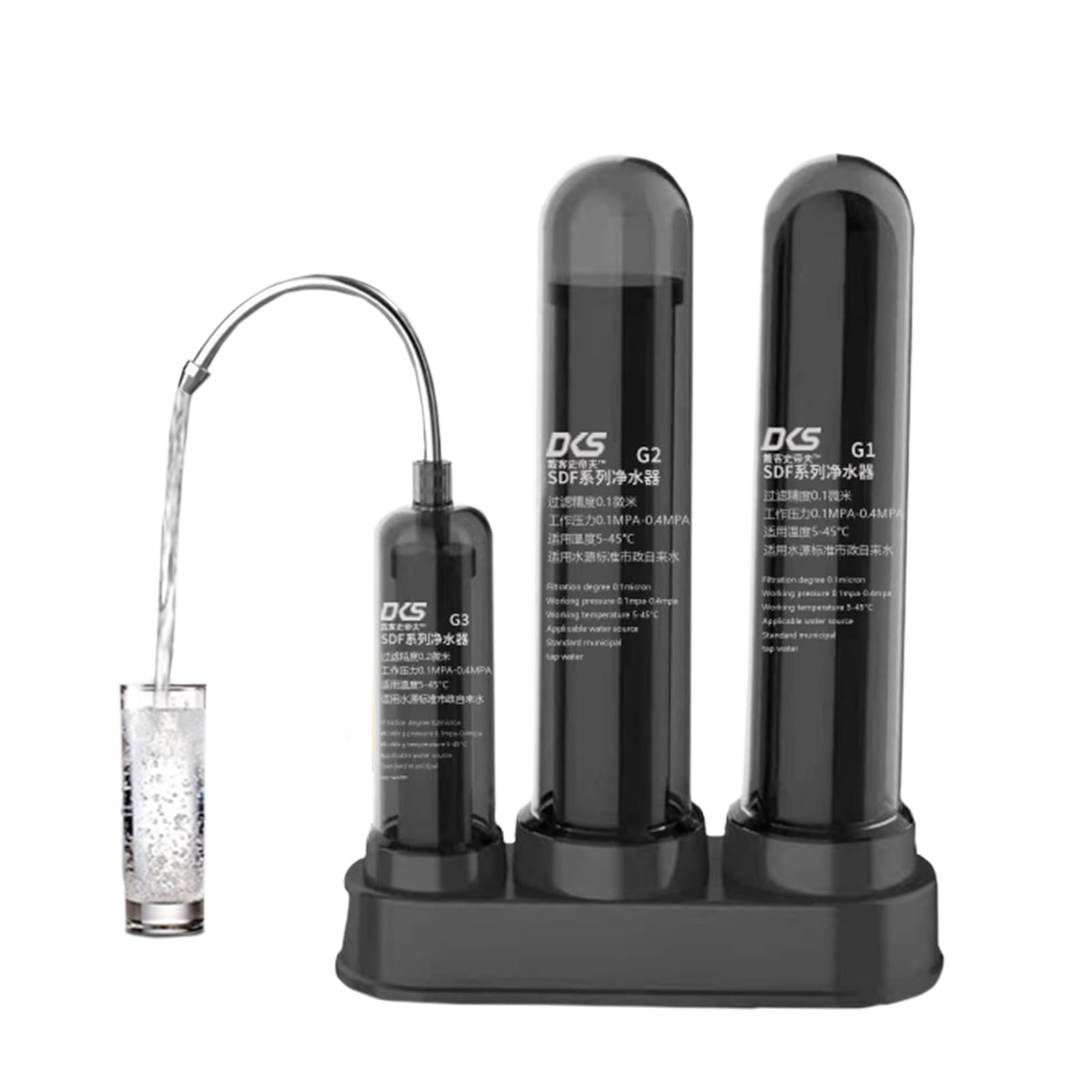 Drinking faucet Water filter，water filters Triple System ，water purifier for home drinking，Water Purifier For Municipality Water - Removes Impurities,Chlorine, Sediment From Water，water purifiers
