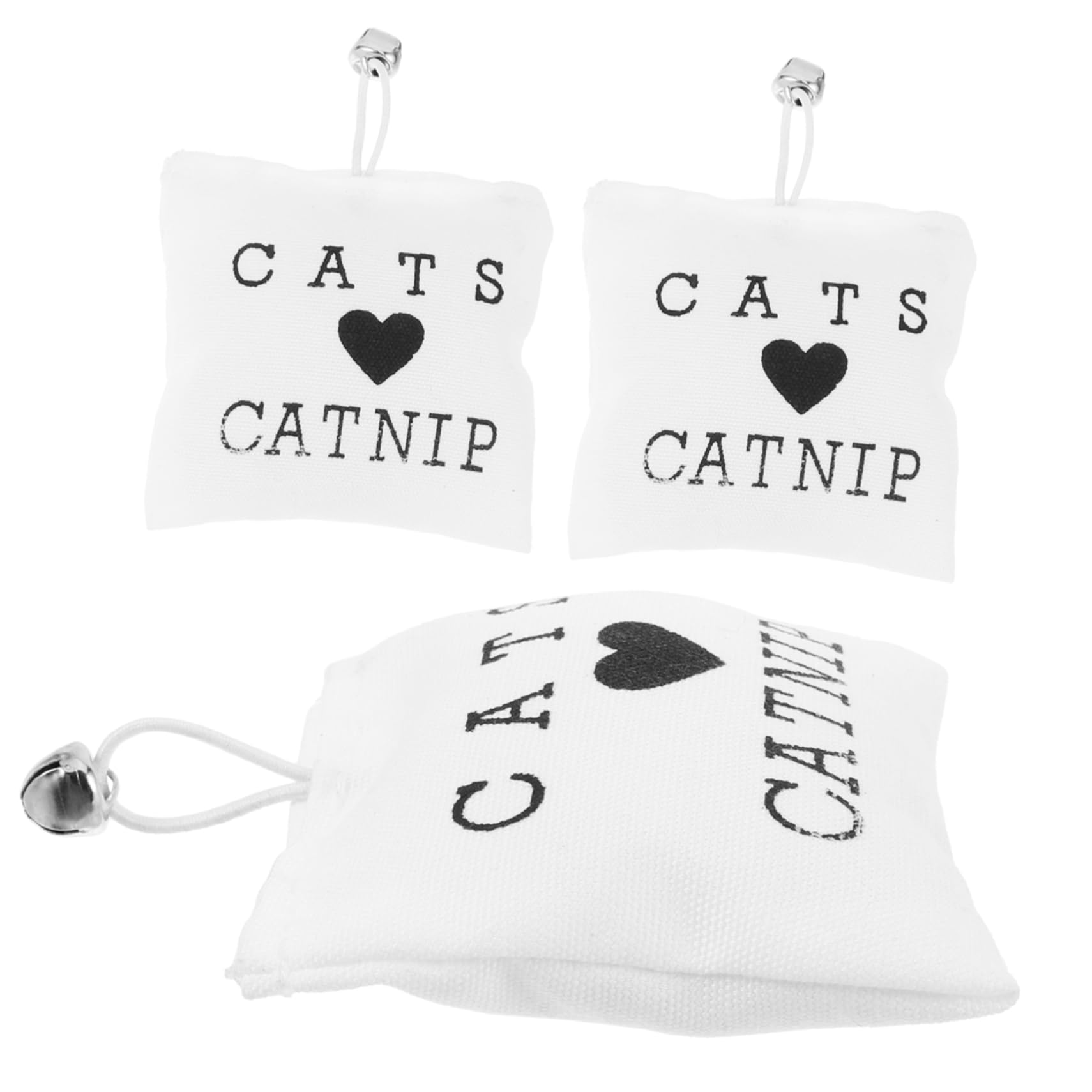 Toddmomy 6pcs Catnip Sack Toy Interactive Cat Toys for Indoor Cats Catnip Bag Refill Random Style