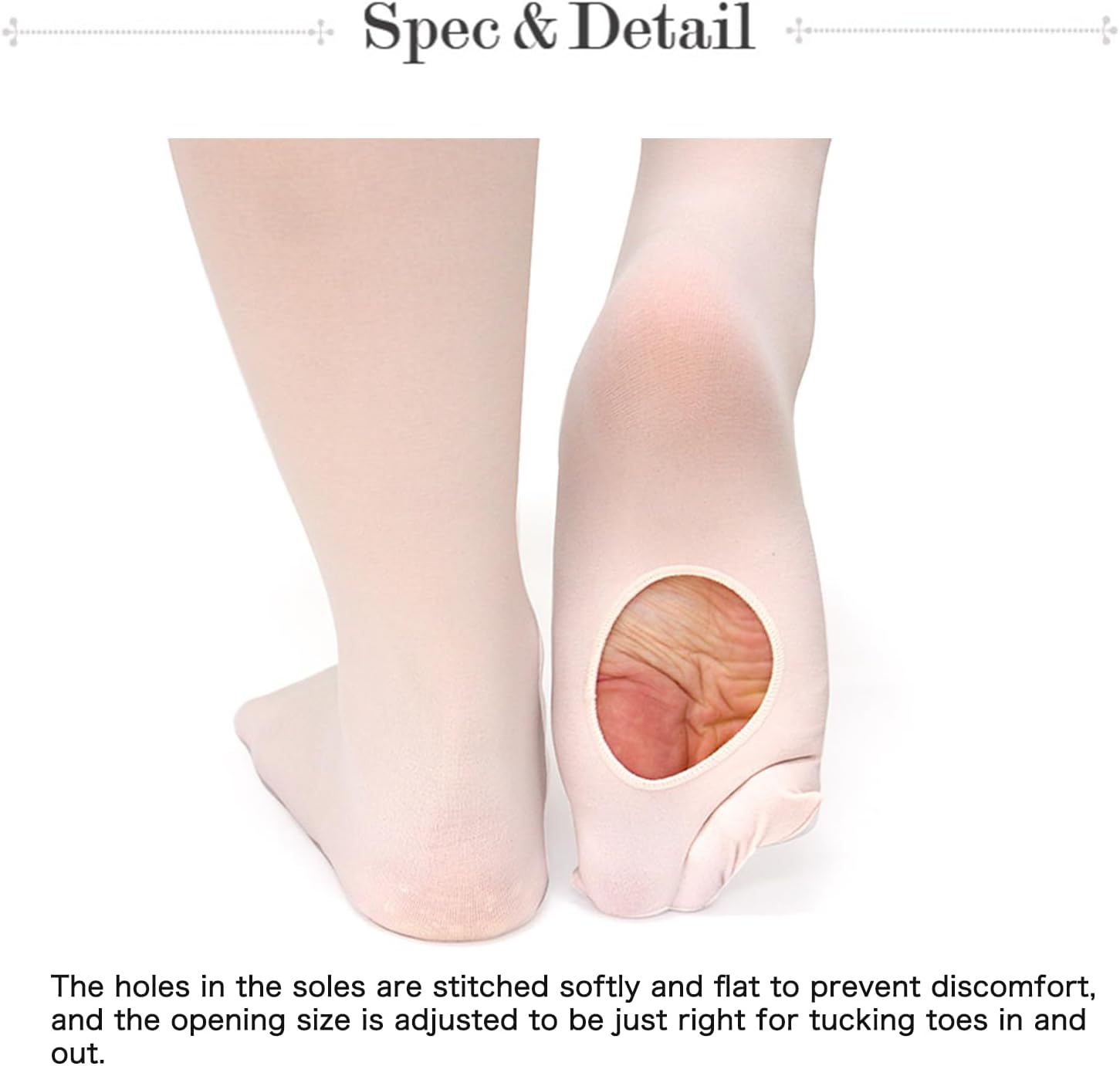Le Cygne, Girls Women Ballet Convertible Tights, Japanese-made Ballet Tights