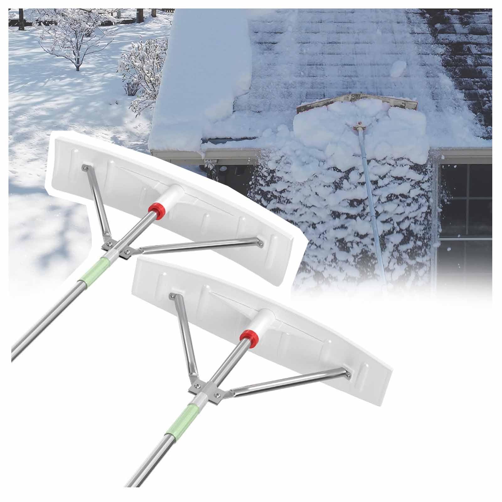 Wysuwane narzędzie do odśnieżania dachów z regulowanym zasięgiem do dachów domowych i paneli słonecznych