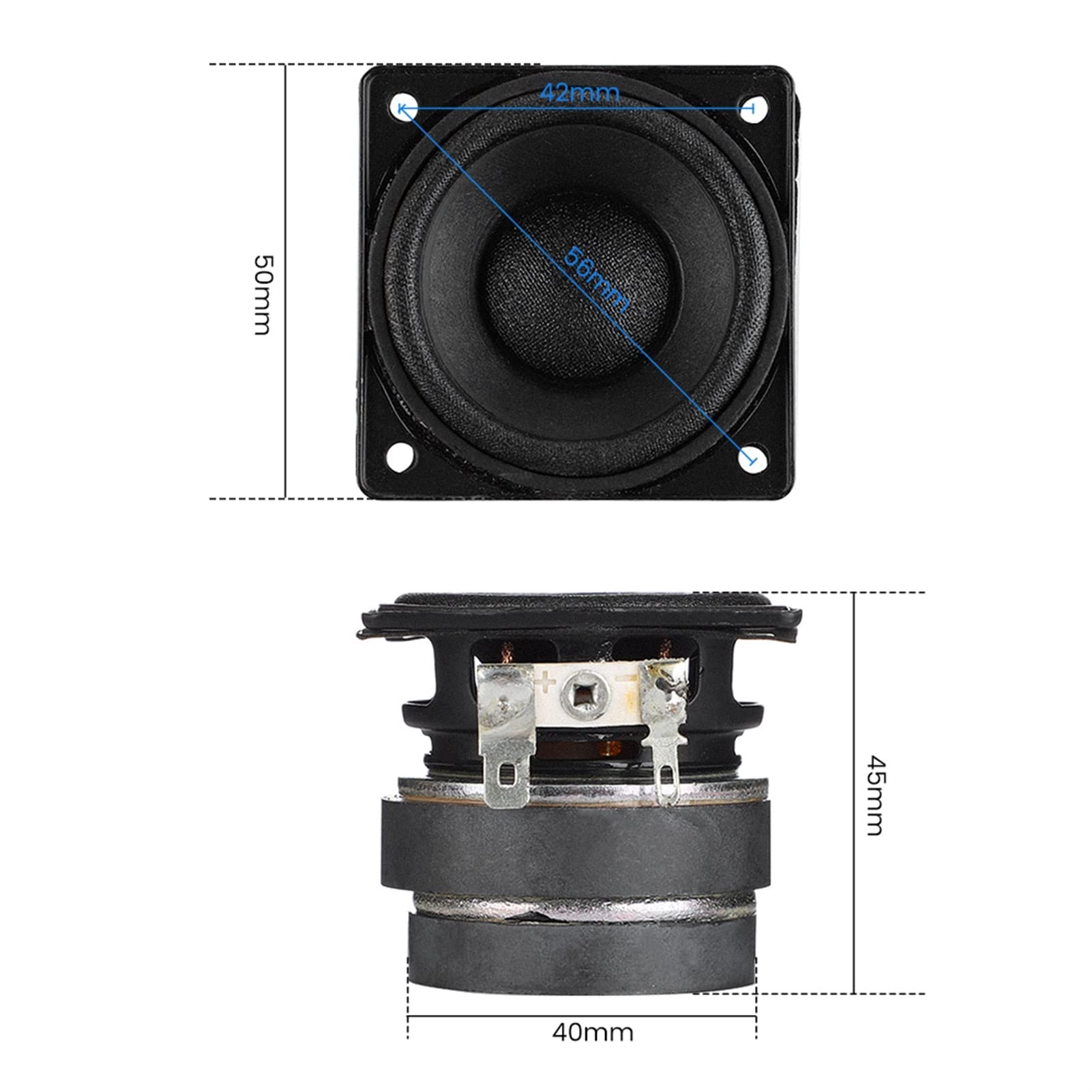2 altavoces de 5.1 cm de agudo, 8 ohmios, 8 W, altavoz de sonido para cine en casa o altavoz compatible con Harman compatible con estantería Kardon