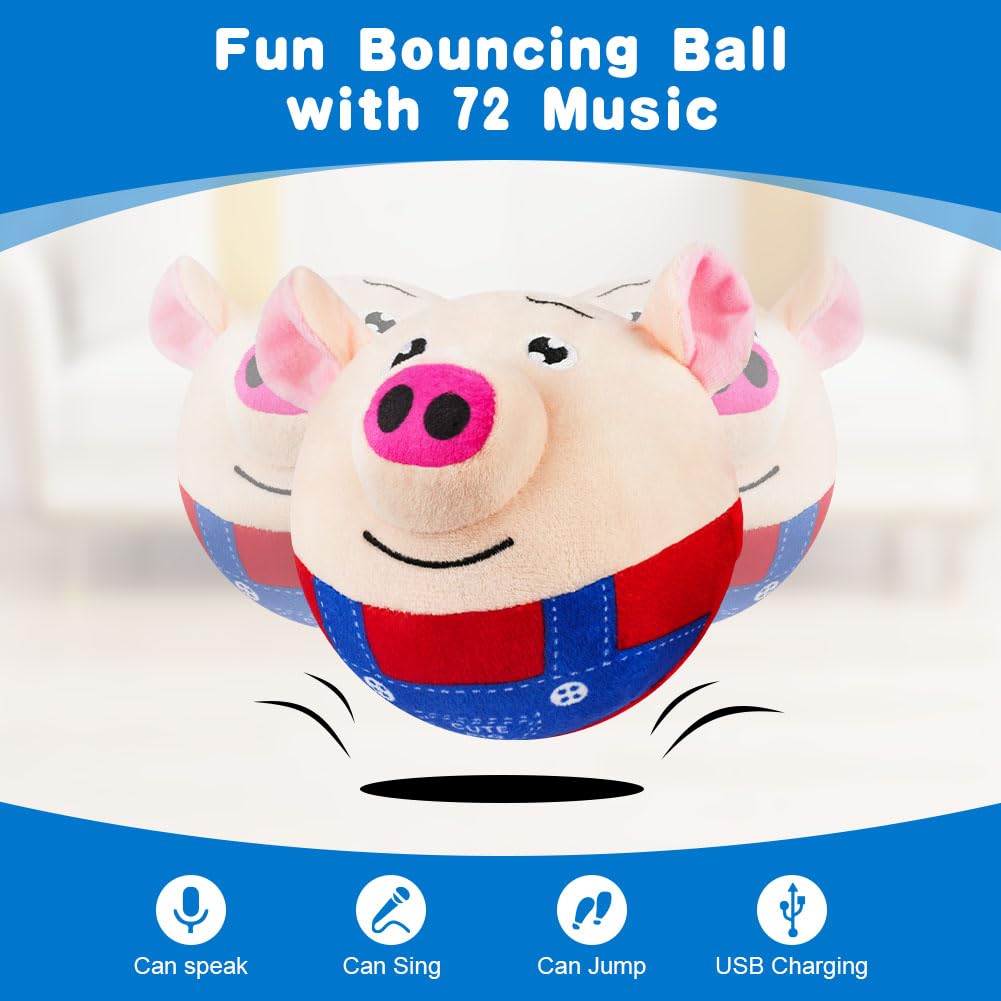 Giocattolo Interattivo Per Cani Adiwo - Palla Rimbalzante Con Suono E Movimento Autonomo - Foto 2