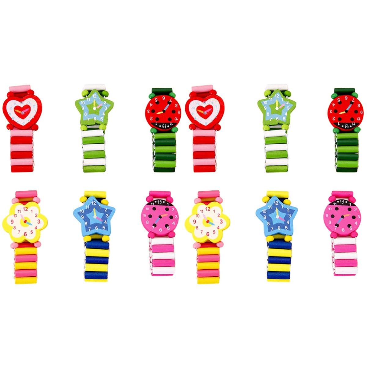 12 Piezas De Relojes De Pulsera Para Relojes Para Correas De Muñeca De Navidad Para De Navidad Pulseras De Juguete Divertidos