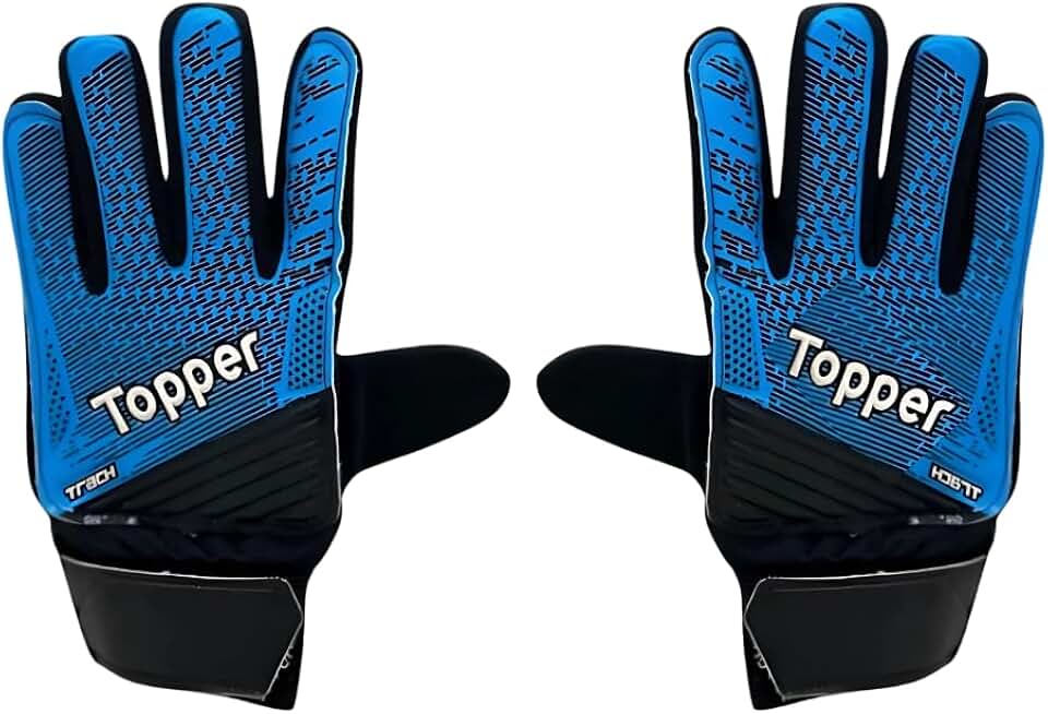 Luva Infantil Azul, Cinza e Preto Tam 6 -Topper