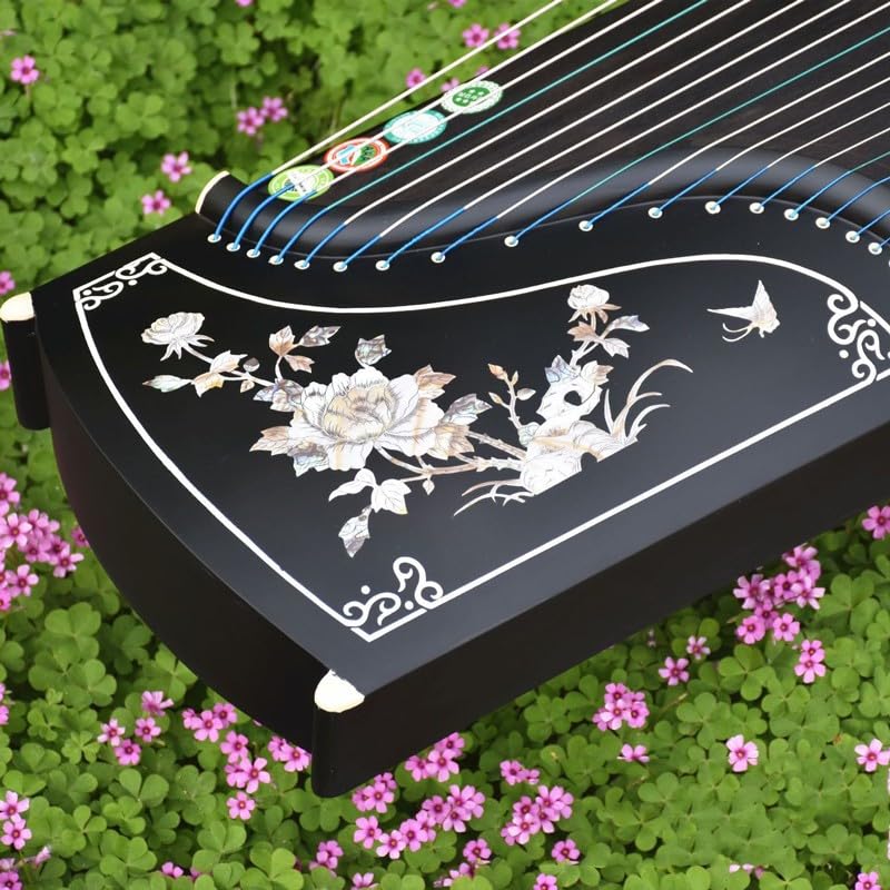 JITEM Guzheng, Traditional Chinese 21-String Instrument, Handmade Solid Wood Performance-Grade Guzheng, Suitable for Beginners and Professionals(Color:9)