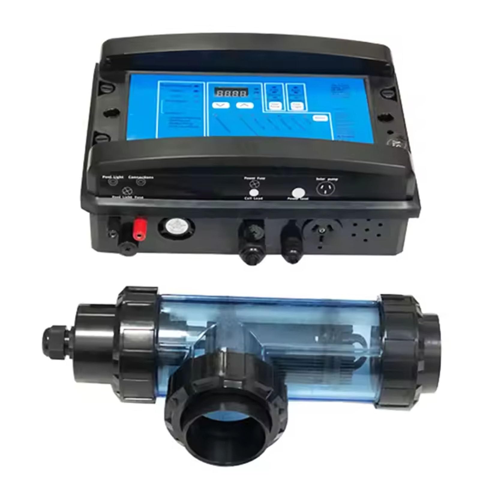 Nuevo Generador De Cloro Salino para Piscinas Y Spas: Máquina De Electrólisis De Agua Salada. 50m³-20g/h