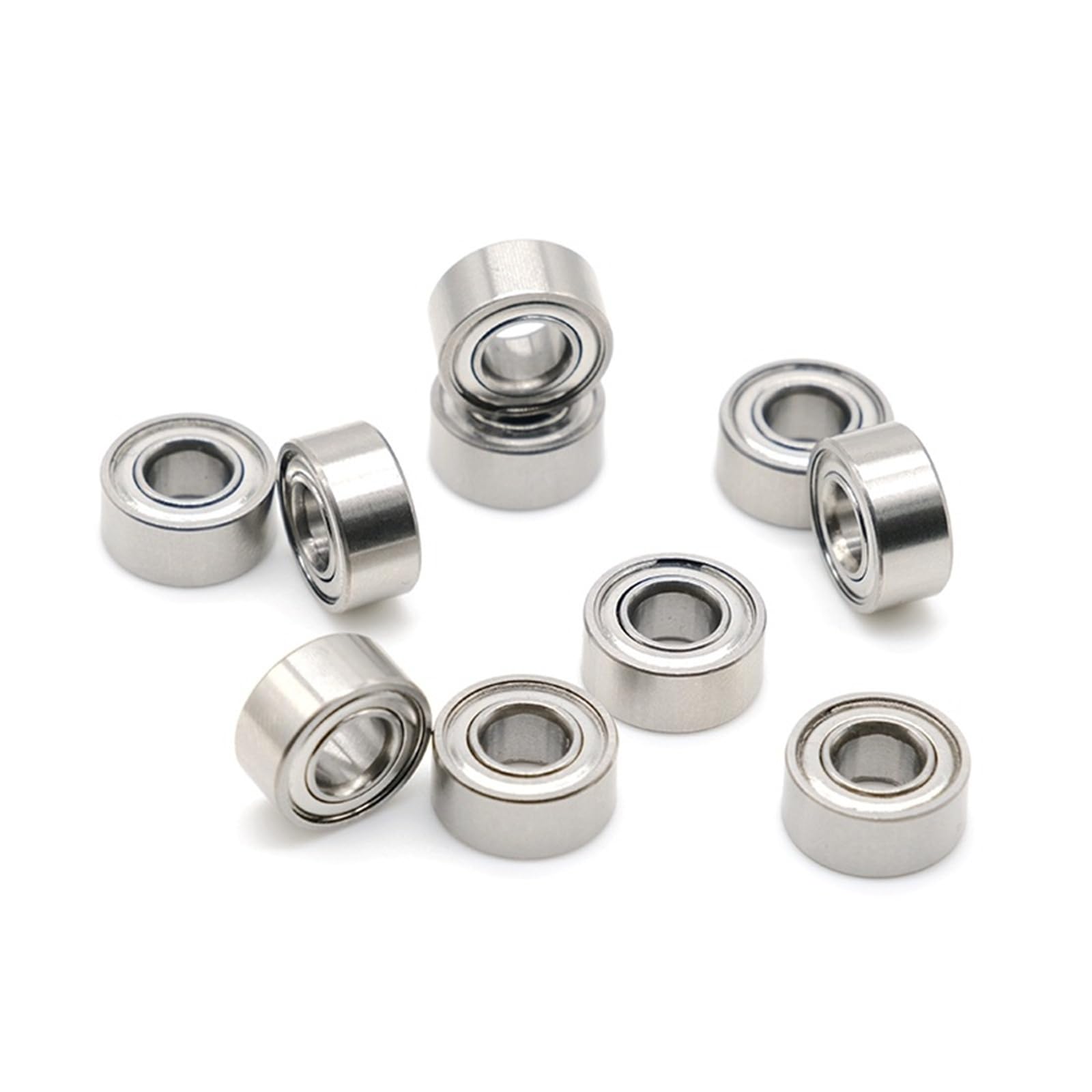 Rodamientos de bolas miniatura de acero cromado 685ZZ, 5 x 11 x 5 mm, 618/5ZZ, 10 unidades