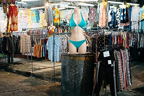 image for DisplayTown Female Mannequin Hip Long Torso Hollow Back Body Stackable