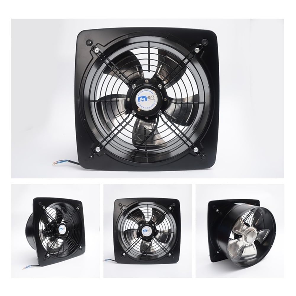Ventilador Extractor de aire de alta potencia for cocina y hogar, 35 x 35 x 16 cm, 2800 rpm Cuarto de baño