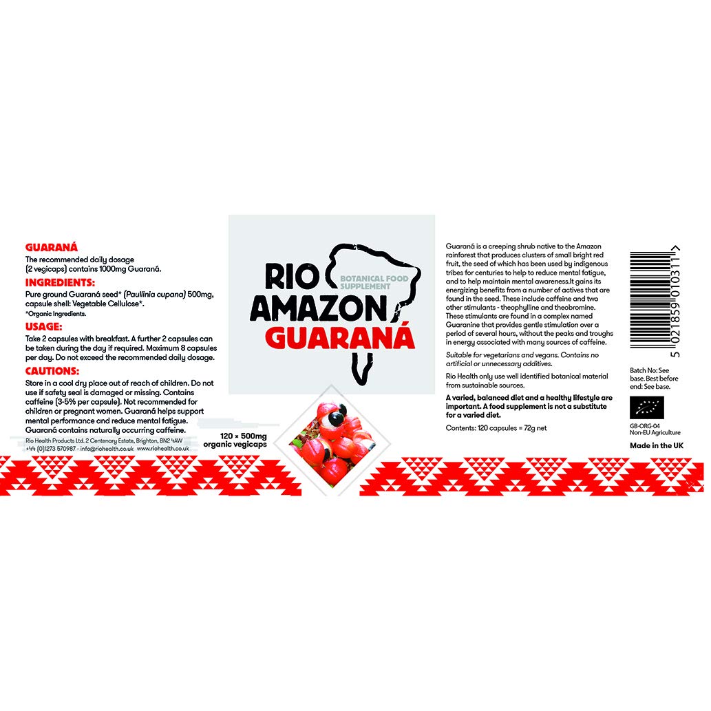 Rio Trading Rio Guarana 500 mg 120 przynęt wegańskich