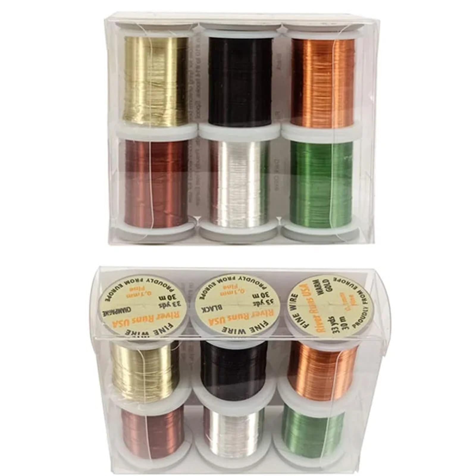 Filo Di Rame Riverruns 6 colori/set Filo di rame ultra antiossidante 0,1/0,2 mm(0.2mmX18m 6 Colors)