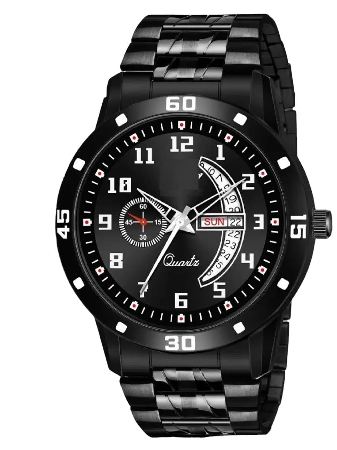 LAKSH Stainless Steel Strap Day Date Analog Watch for Men(SR-227) AT-227 (B0CW9Y59PP) Amazon Price History, Amazon Price Tracker