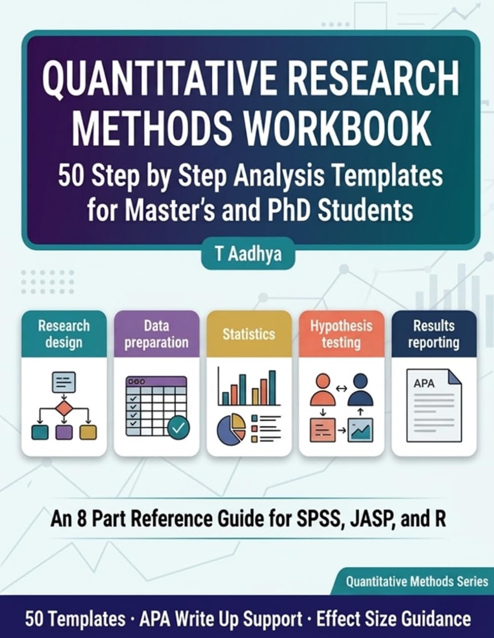 Quantitative Research Methods Workbook: 50 Step-by-Step Analysis Templates for Master’s and PhD Students