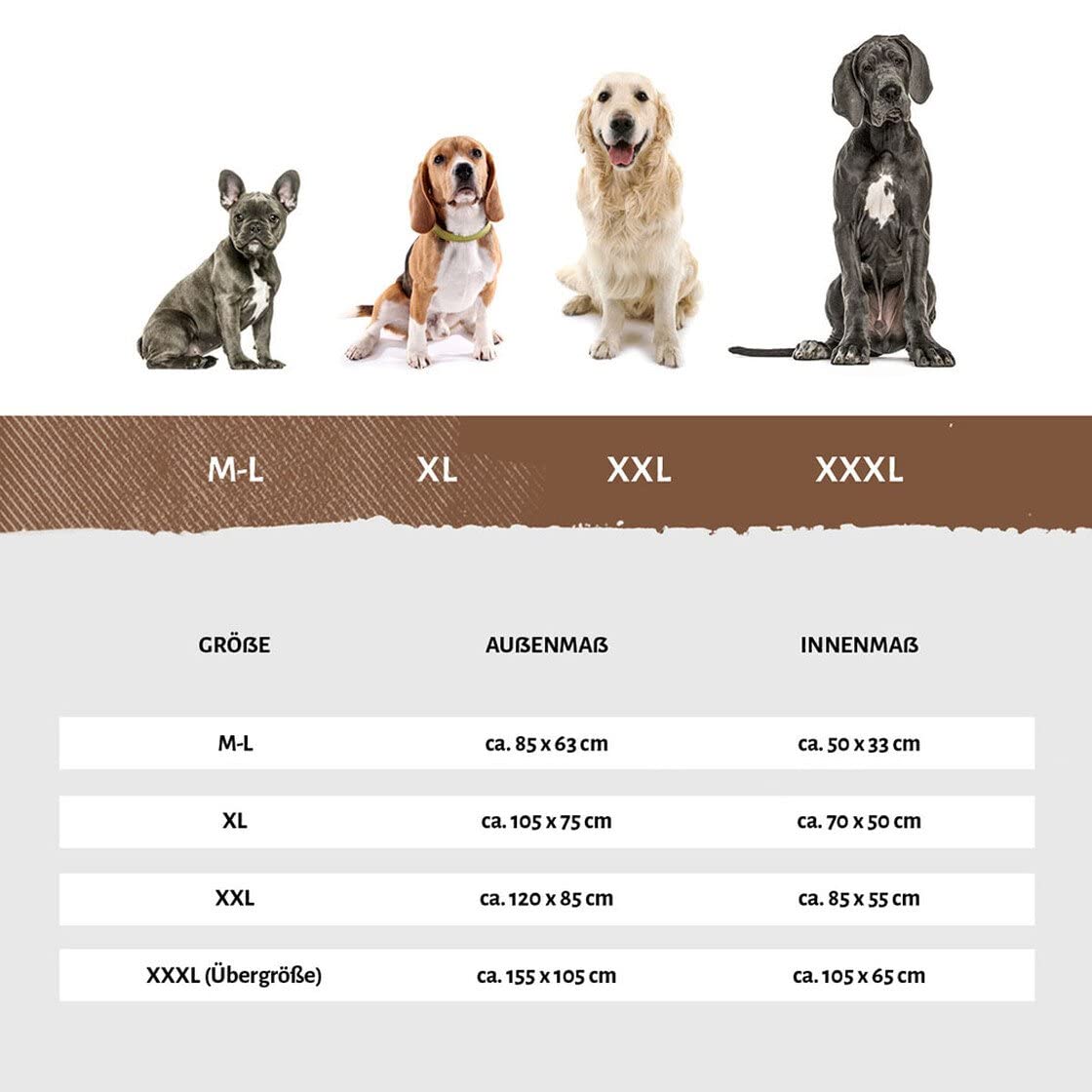 Knuffelwuff orthopädisches Hundebett aus Kunstleder Lovelock M-L 85 x 63cm Weinrot - Abnehmbarer Bezug - leicht zu reinigen - für große, mittelgroße und kleine Hunde