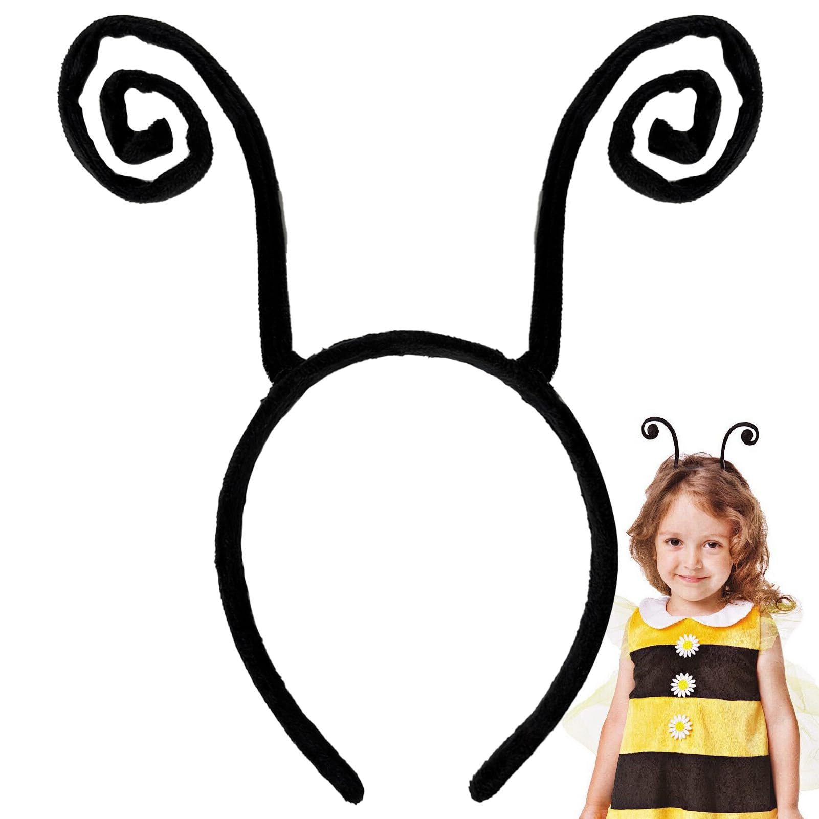 Pluc Butterfly Antenna Headband, 2PCS Antenna Headband for Parties and Festivals, Fun Costume Accessory for Fancy Dress, Cosplay, Themed Events and Dress Up