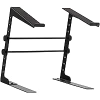 Pronomic LS-110 Supporto Laptop DJ Notebook Stand (Regolabile in Altezza)