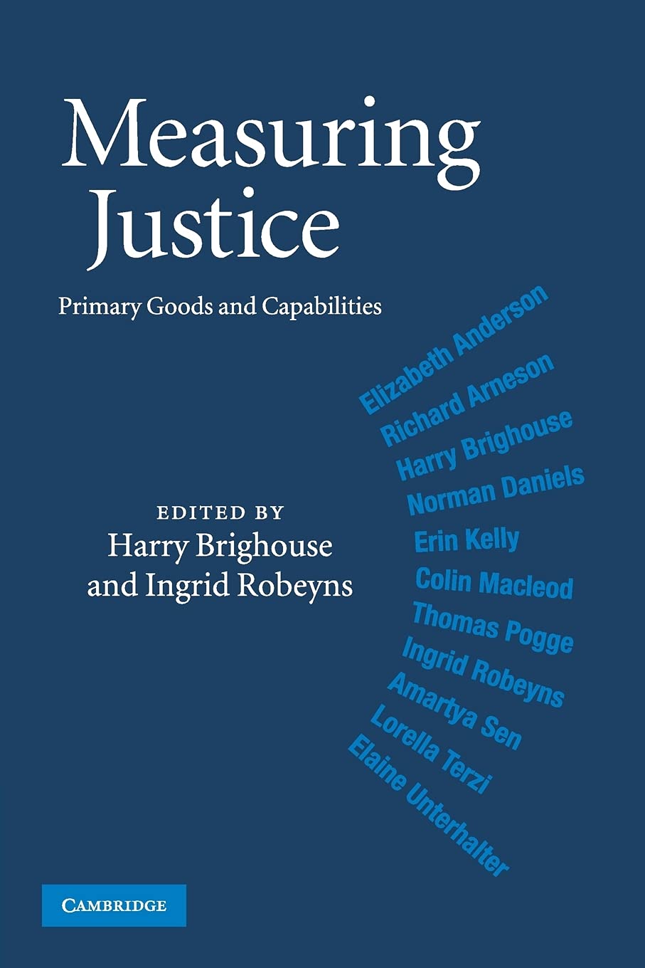 Measuring Justice: Primary Goods and Capabilities