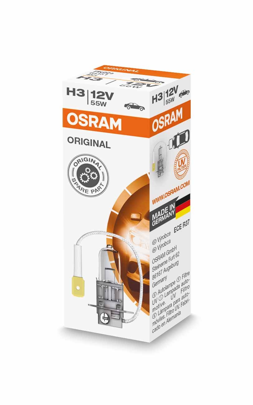 10x Osram Glühbirne Original H3 12v 55w Pk22s Fernscheinwerfer