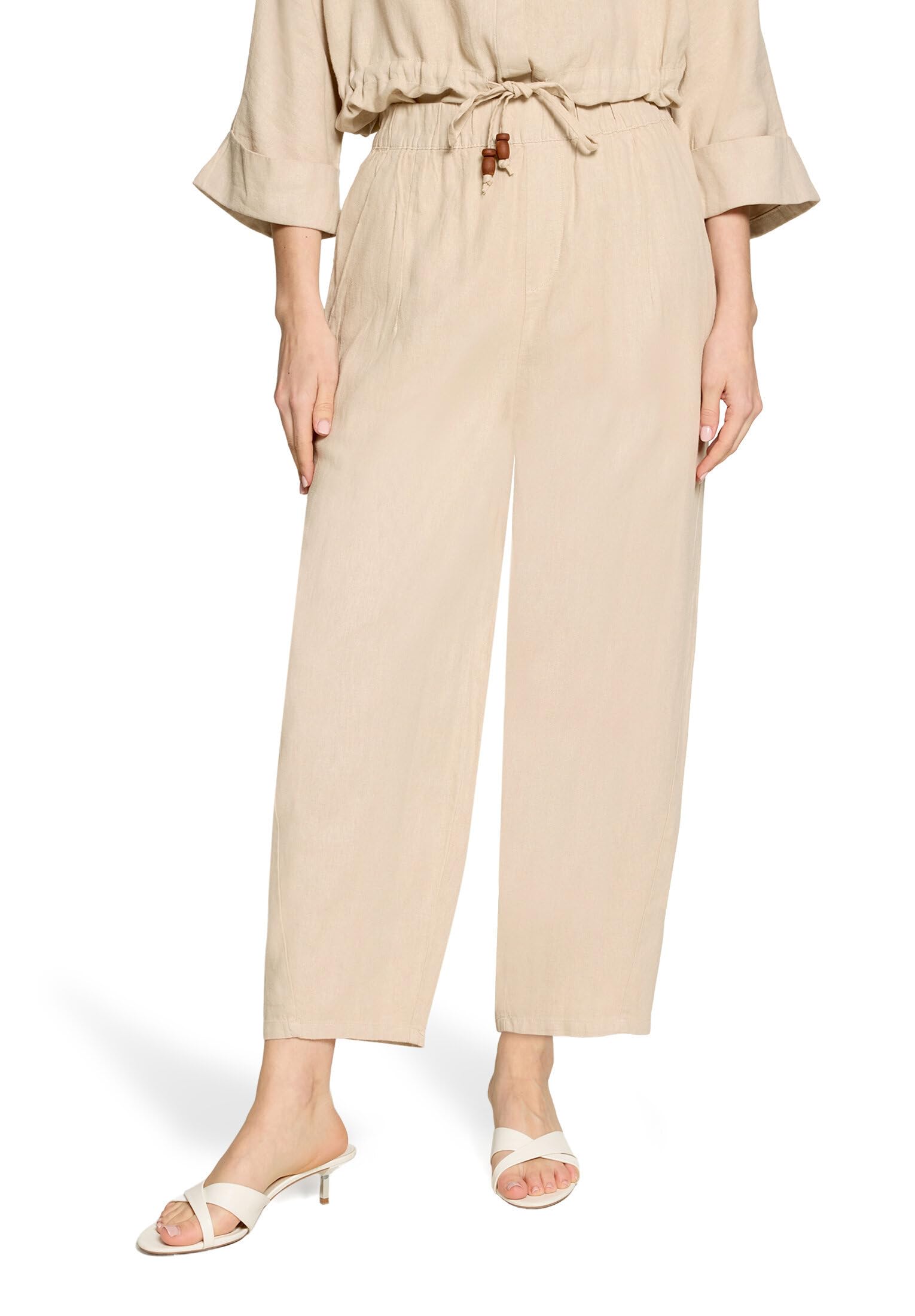Cartoon Damen Leinenhose mit Gummizug
