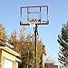 Lifetime 71799 Height Adjustable In Ground Basketball System, 50 Inch Shatterproof Backboard