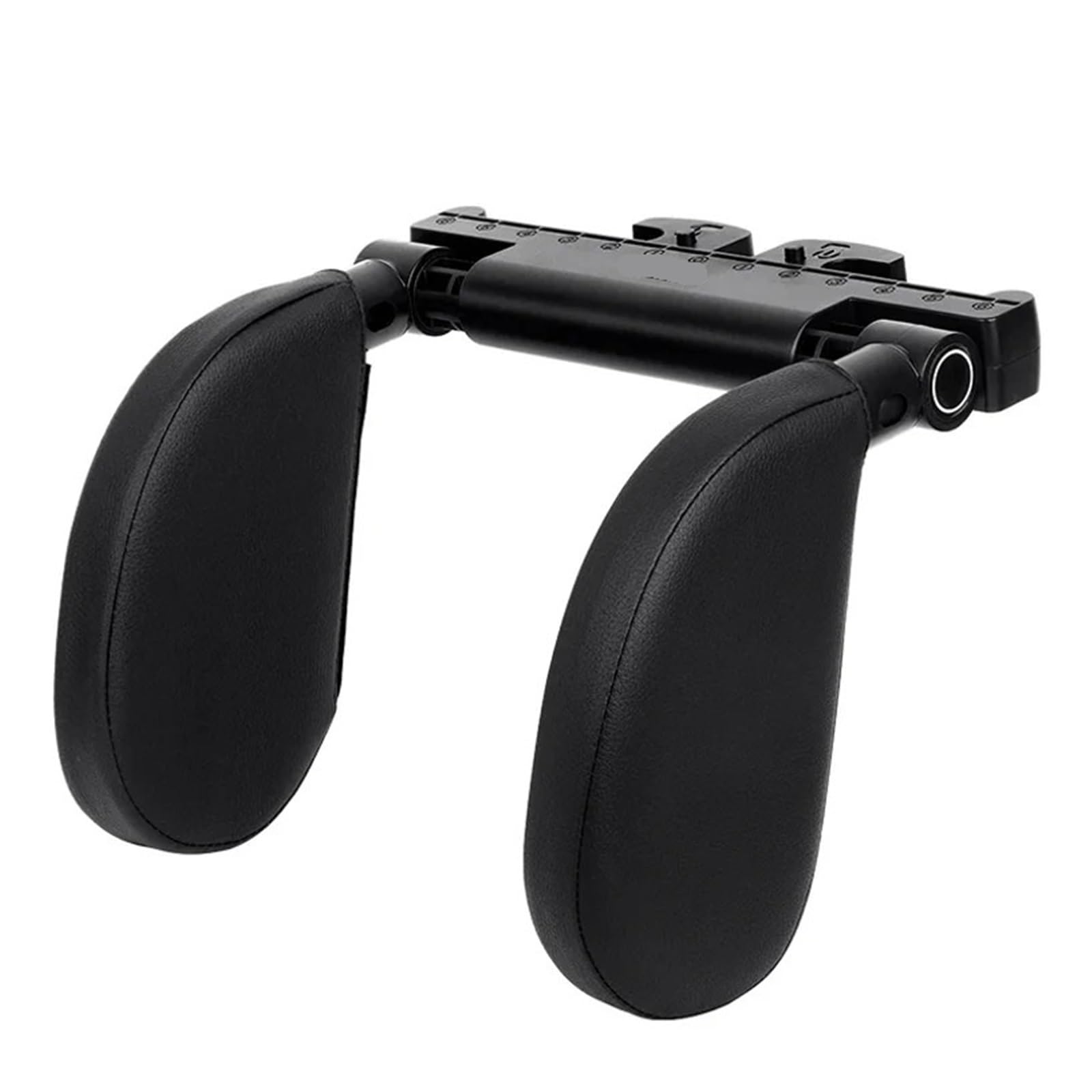 Reposacabezas Coche Cojin Compatible con Bmw con espuma viscoelástica y almohadillas laterales almohada cervical automática ajustable de 360 ​​°(A13-black)