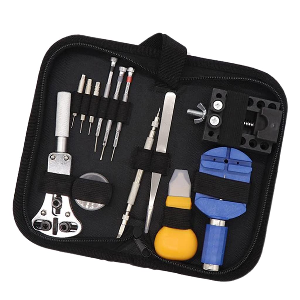 JH803 12 stücke Uhr Reparaturwerkzeug Kit Wechselnder Entferner Schraubendreher Werkzeugzubehör