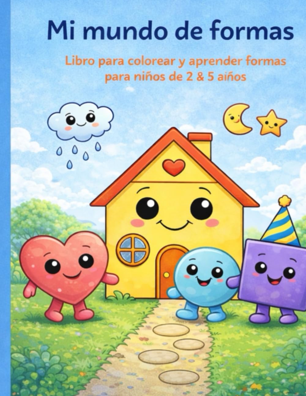 Mi Mundo de Formas: Libro para colorear y aprender formas para niños de 2 a 5 años
