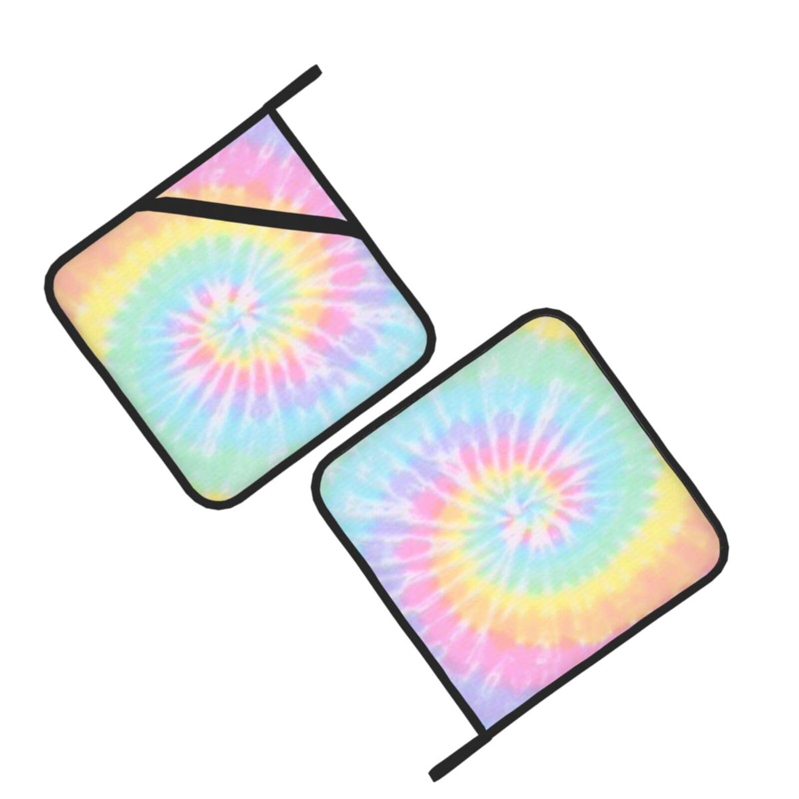 tie dye Printed Oven Pot Holders Set of 2 Pcs Heat Resistant Kitchen Microwave Potholders for Cooking Baking Grilling