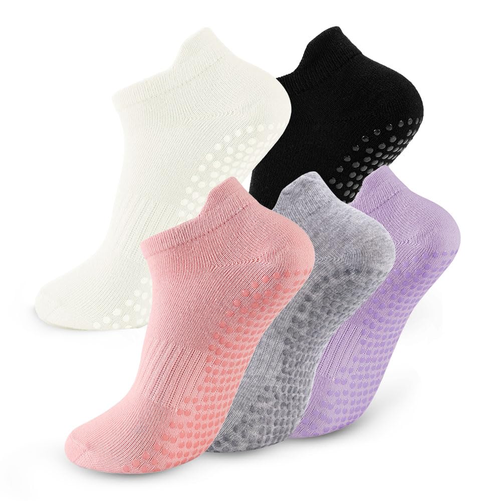 kepiibi Crew Grip Socks 5-Pack