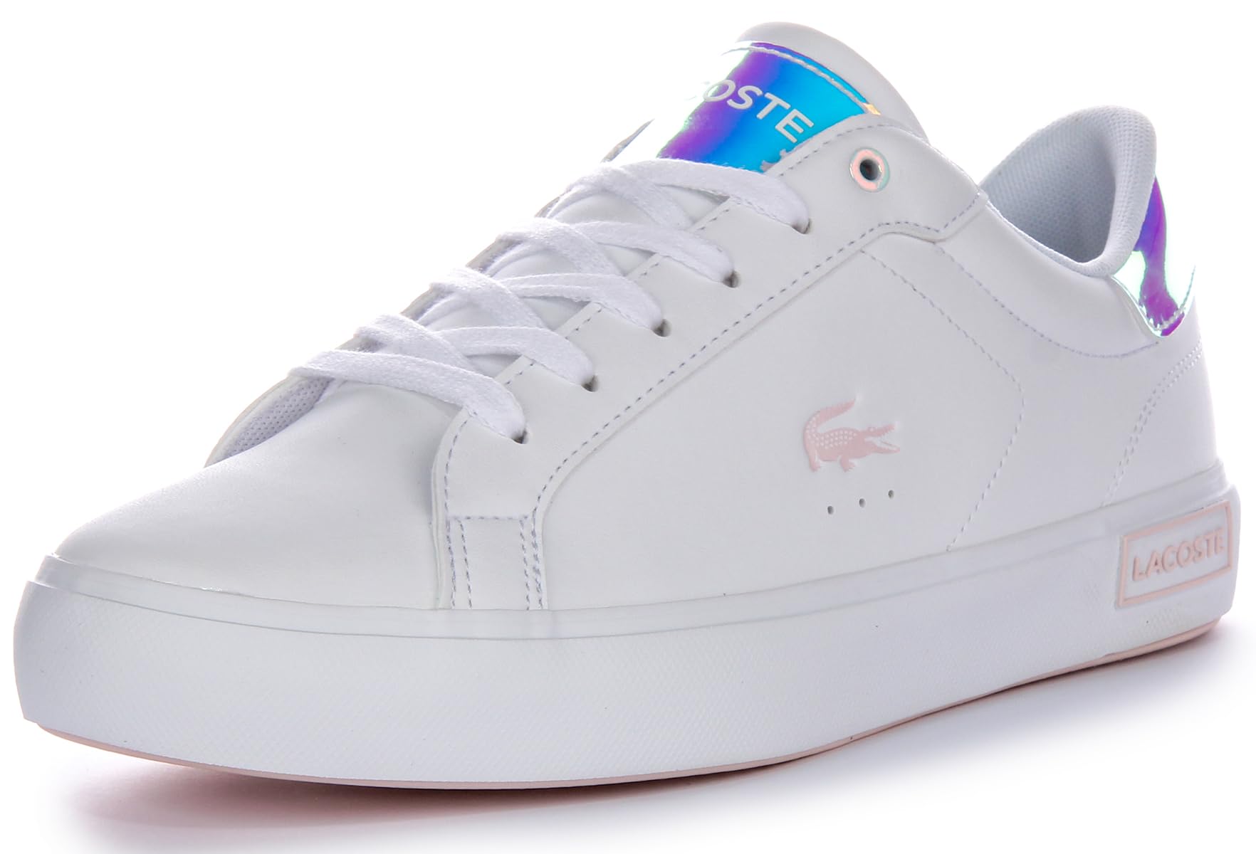 Lacoste Powercourt 124 3 Suj dla dzieci Trenerzy EU 38, biały, 38