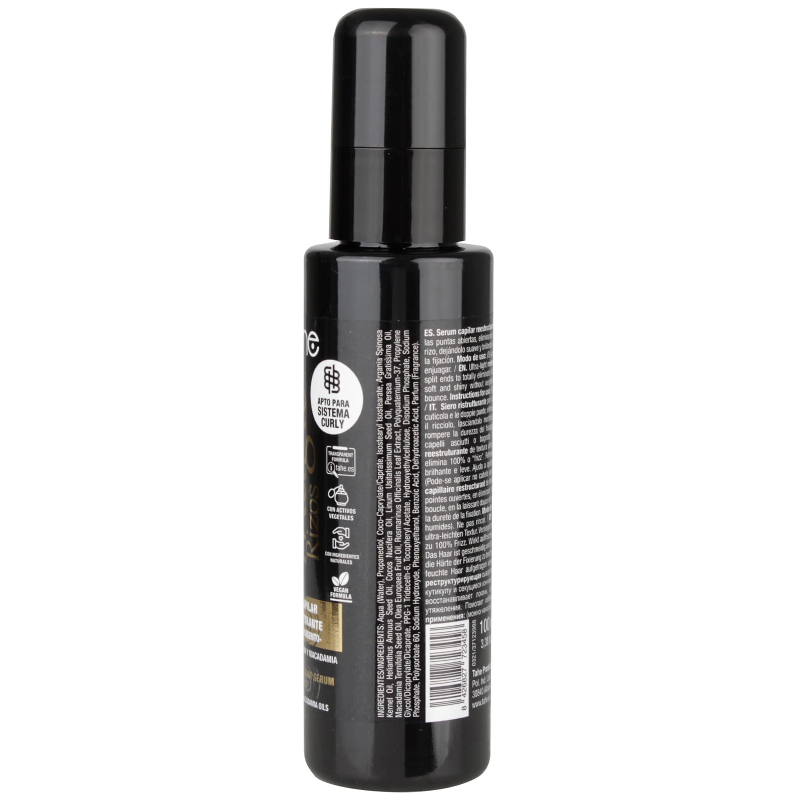 Tahe Magic Rizos Sérum Capilar Reestructurante antiencrespamiento apto para Método Curly, 100 ml