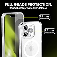 Vista 5 de Head Case Designs Beast Power Statement - Funda de gel [protección de grado militar] compatible con Apple iPhone 13 y compatible con MagSafe