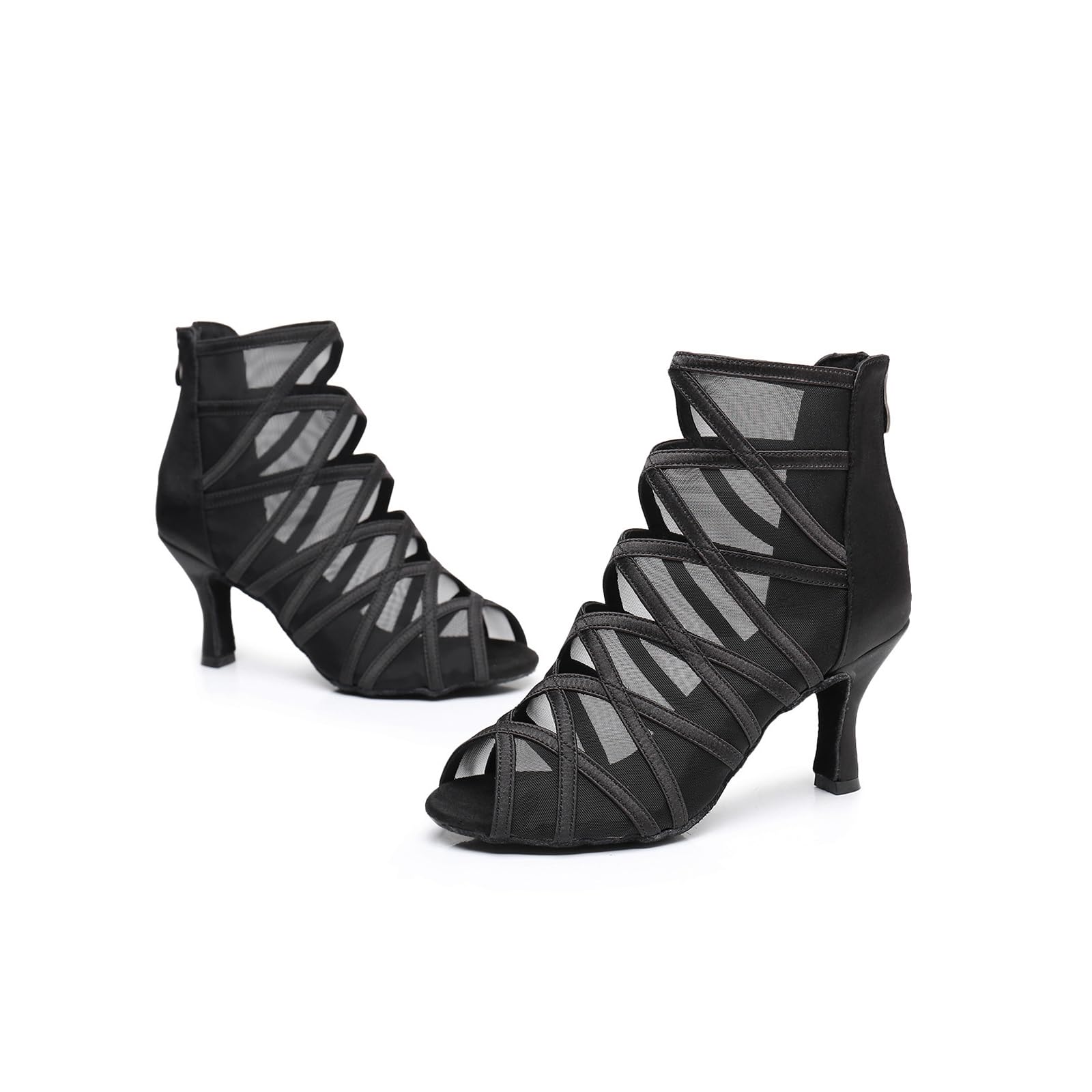 Zapatillas Jazz Botas De Baile Latino Para Mujer Transpirables Y