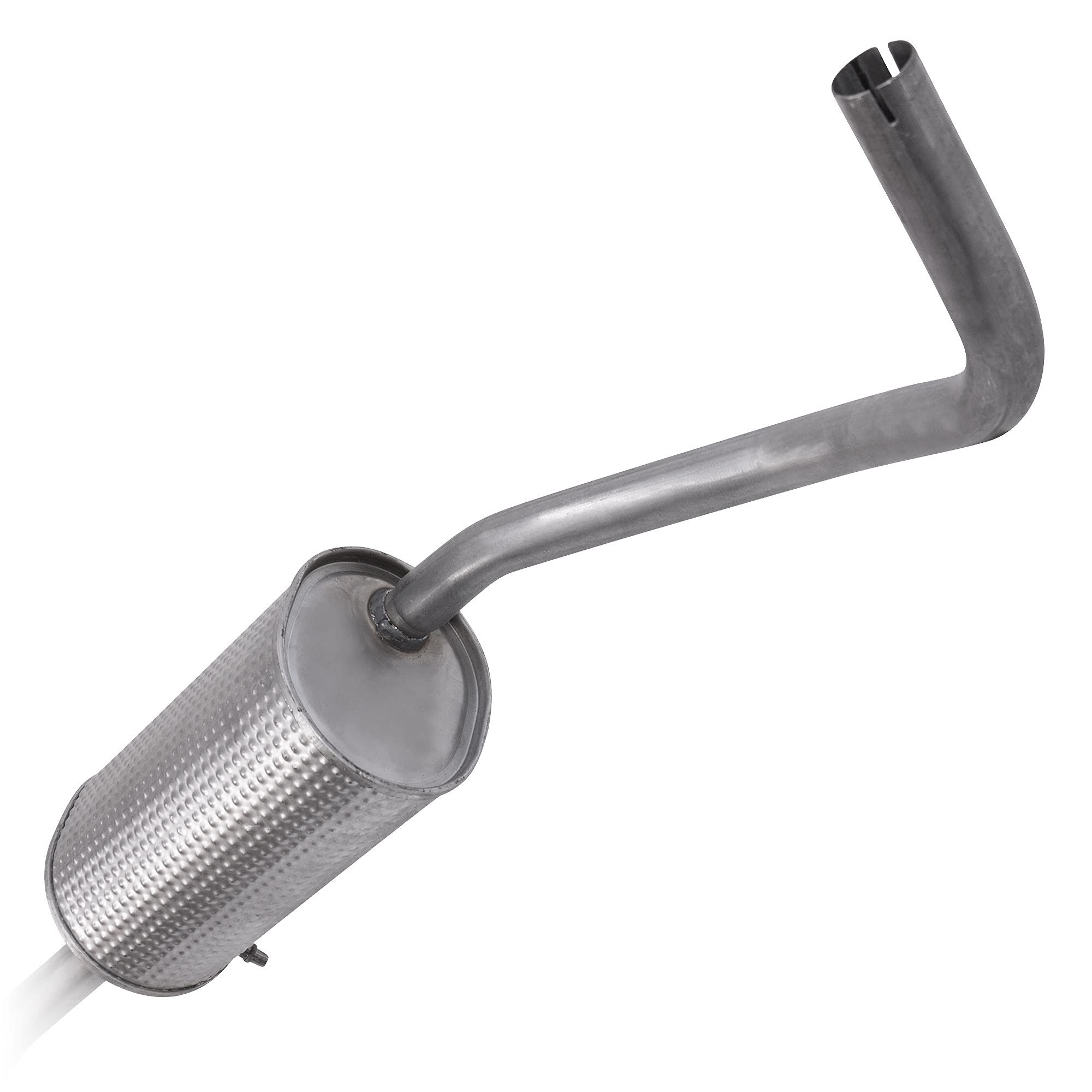 ATEC Germany 1x Endschalldämpfer Kompatibel mit SEAT IBIZA (6L1) (6J5, 6P1) (6J1, 6P5) (6J8, 6P8), SKODA FABIA 1 (6Y2) (6Y3), FABIA 2 (542), VW POLO (9N_, 9A_), POLO V (6R1, 6C1), POLO Van (6R)