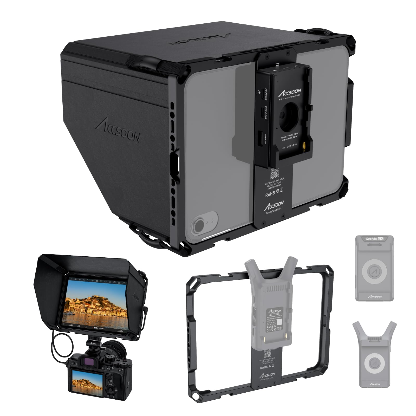 Amazon.com: Accsoon PowerCage Mini Cage for iPad mini 6/7(A17 Pro