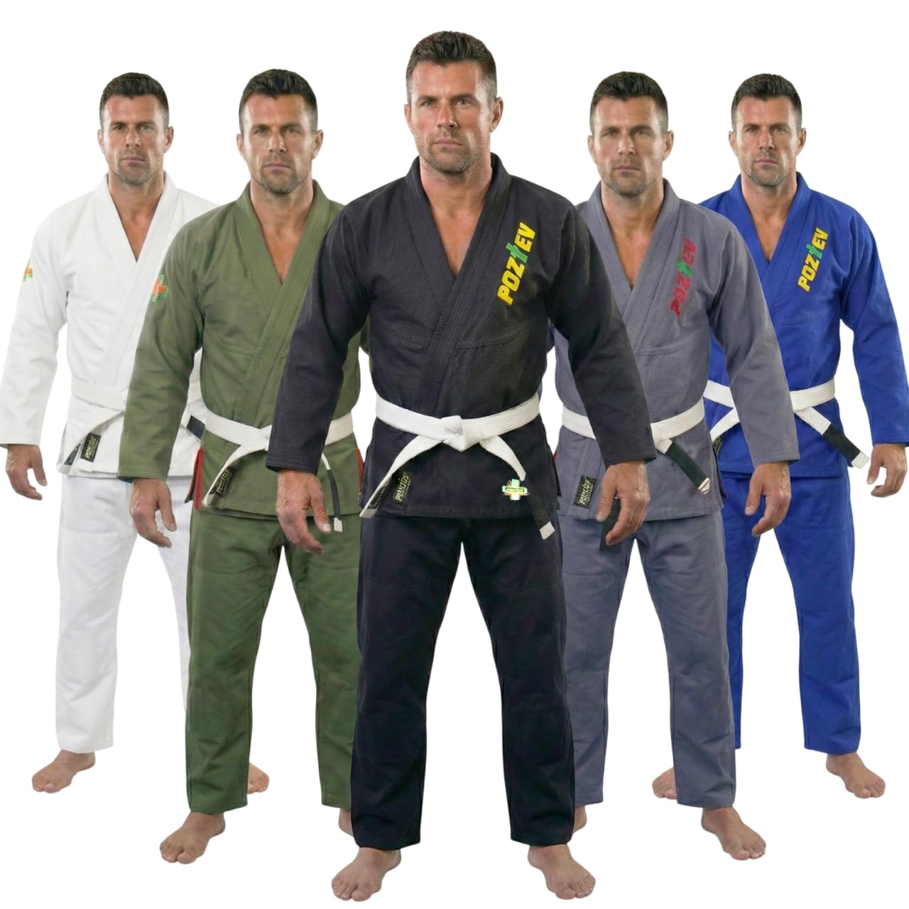 Brazilian Jiu Jitsu Gi for Men & Women BJJ Gi Grappling Kimonos Preshrunk Lightweight Fabric Martial Arts Uniform