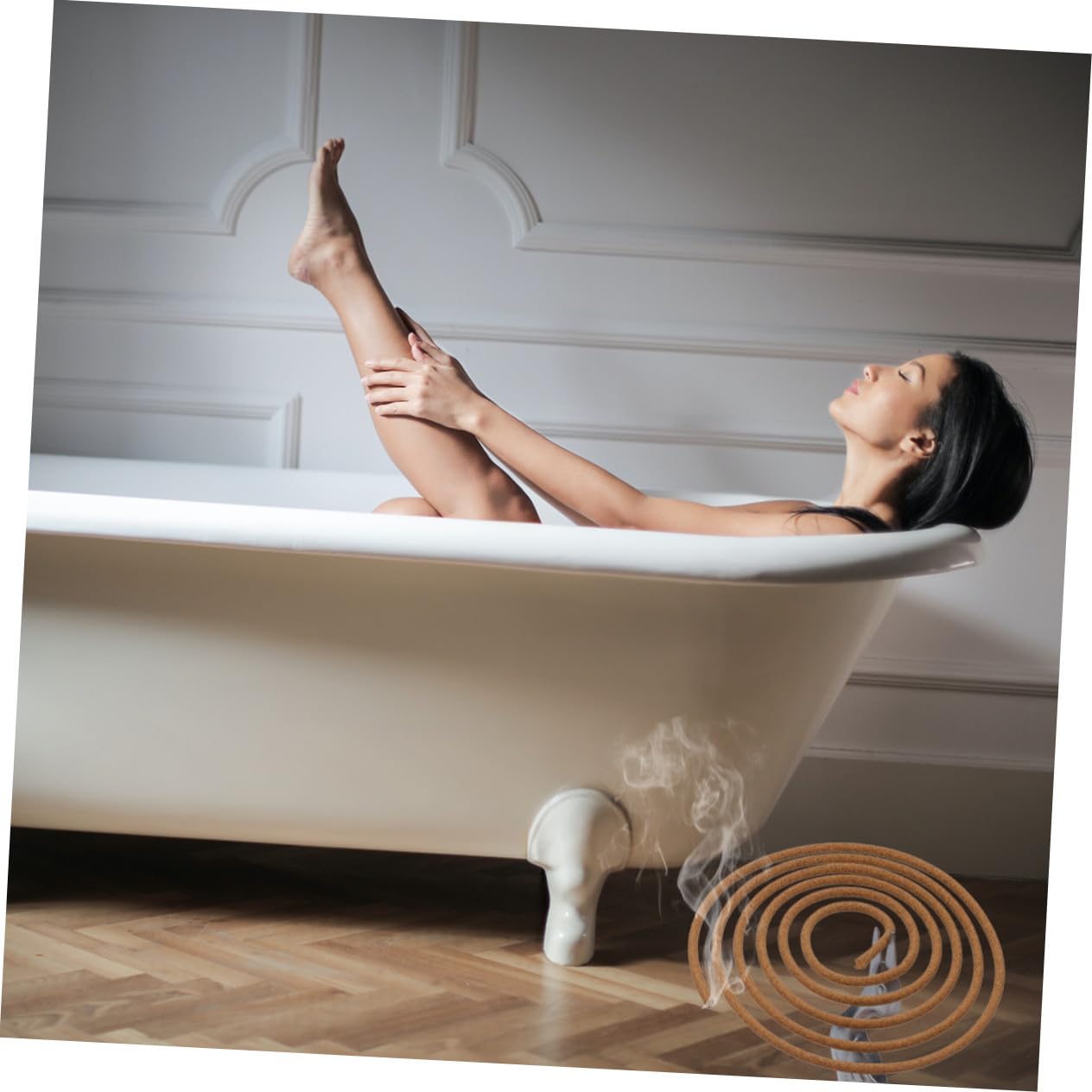 Incienso Incluye Soporte Natural para Interiores de Sándalo en Espiral Varios Estilos Aroma Fresco y Quemado Aromático Adecuado para Hogares y Meditación